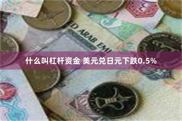 什么叫杠杆资金 美元兑日元下跌0.5%
