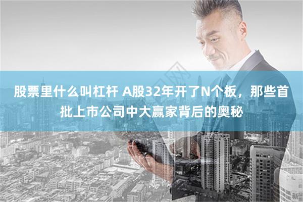 股票里什么叫杠杆 A股32年开了N个板，那些首批上市公司中大赢家背后的奥秘