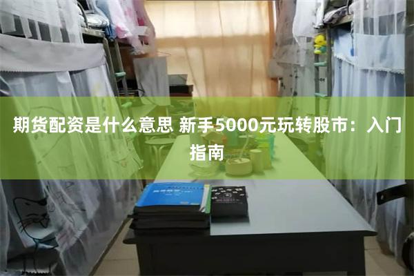 期货配资是什么意思 新手5000元玩转股市：入门指南