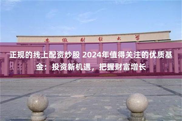 正规的线上配资炒股 2024年值得关注的优质基金：投资新机遇，把握财富增长