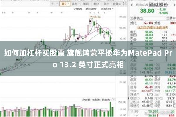 如何加杠杆买股票 旗舰鸿蒙平板华为MatePad Pro 13.2 英寸正式亮相