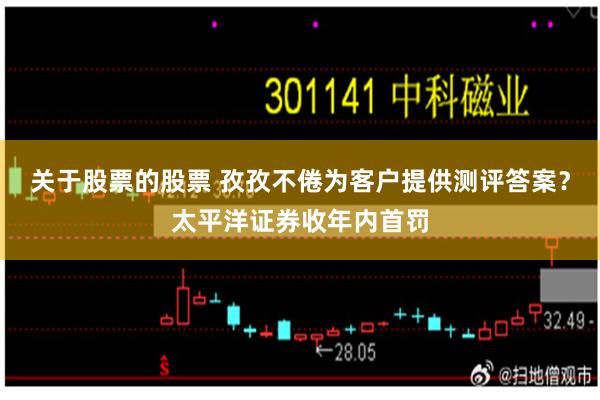 关于股票的股票 孜孜不倦为客户提供测评答案？太平洋证券收年内首罚