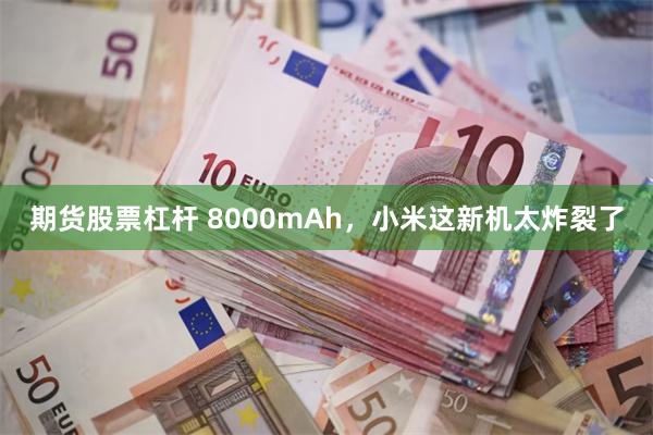 期货股票杠杆 8000mAh，小米这新机太炸裂了