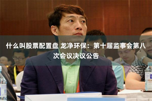 什么叫股票配置盘 龙净环保：第十届监事会第八次会议决议公告