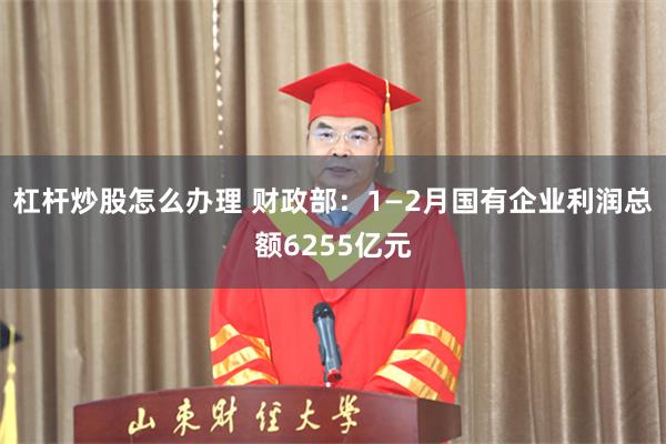 杠杆炒股怎么办理 财政部：1—2月国有企业利润总额6255亿元