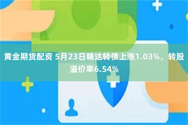 黄金期货配资 5月23日精达转债上涨1.03%，转股溢价率6.54%