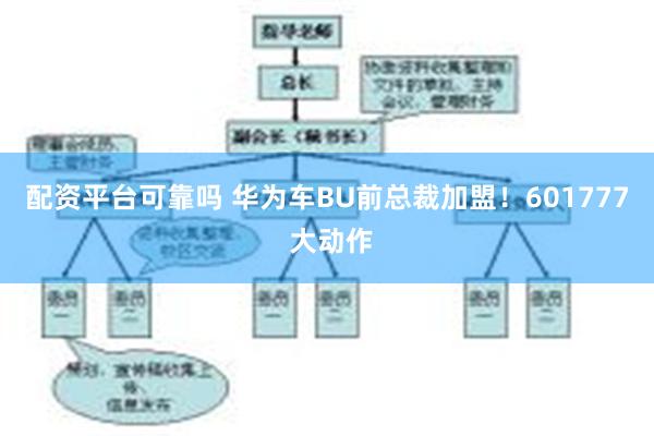 配资平台可靠吗 华为车BU前总裁加盟！601777 大动作